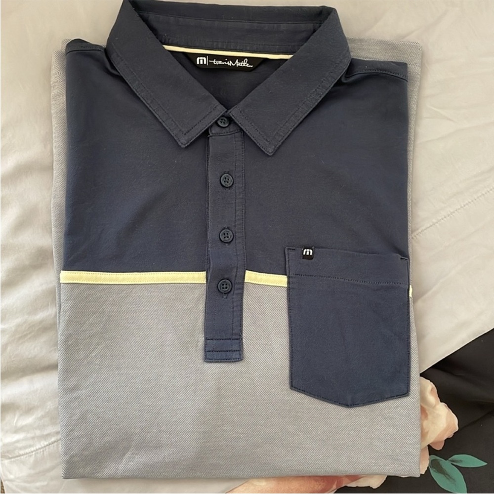 Travis Matthew short sleeve polo: L
